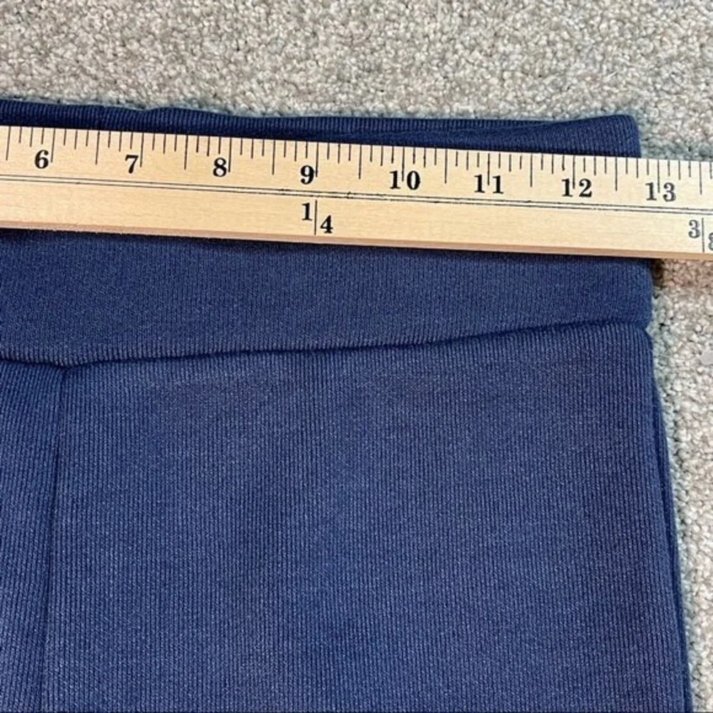 4th+Reckless Navy Blue Ribbed Biker Athletic Shorts XS